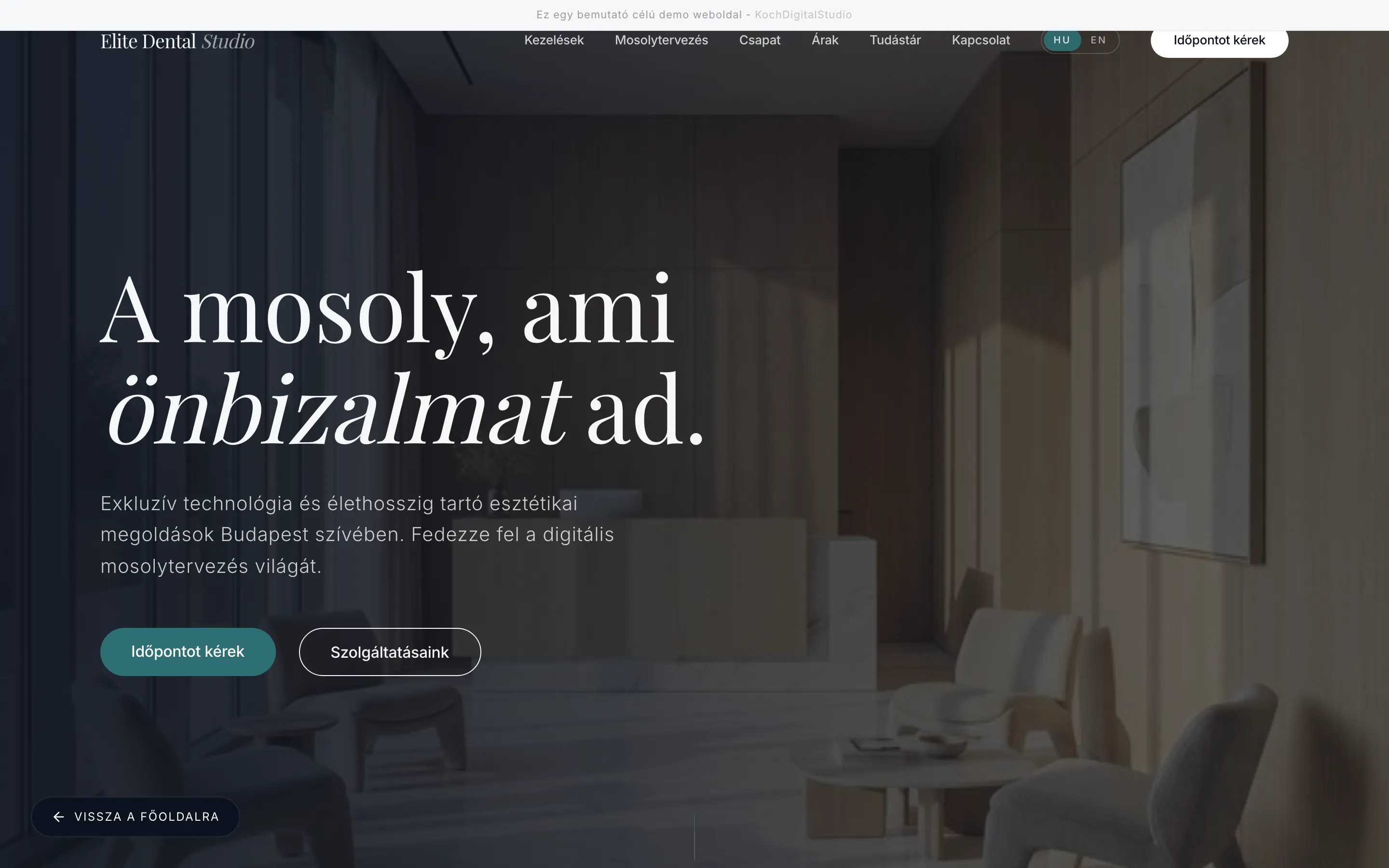 Elite Dental Esztétikai Stúdió (DEMO) screenshot 1