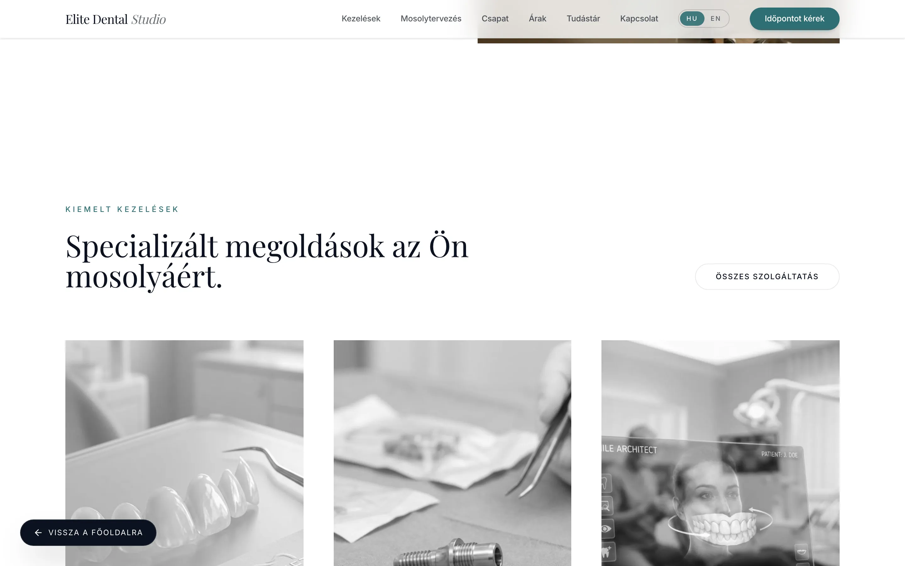 Elite Dental Esztétikai Stúdió (DEMO) screenshot 4