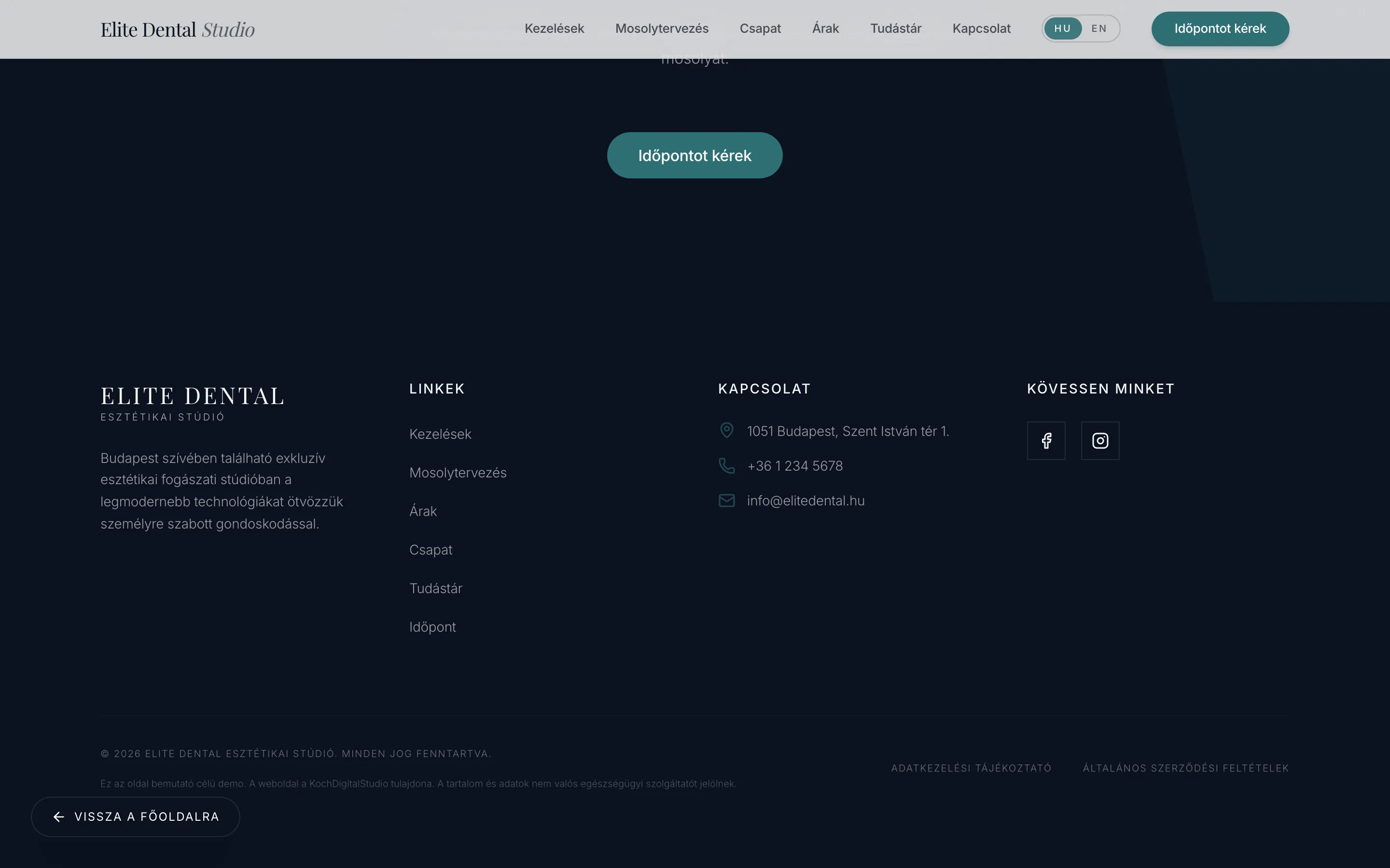 Elite Dental Esztétikai Stúdió (DEMO) screenshot 6