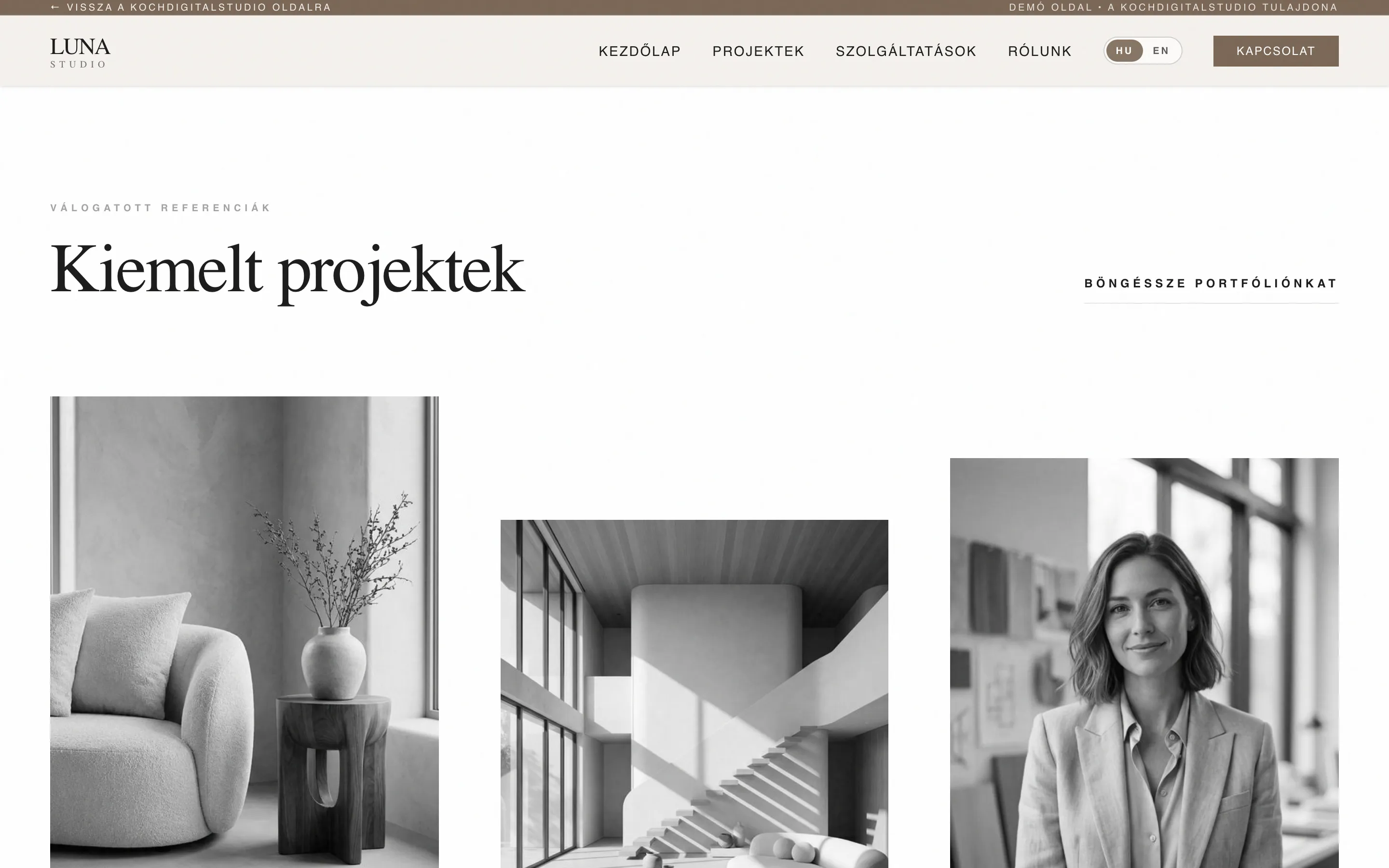 Luna Belsőépítész Stúdió (DEMO) screenshot 2