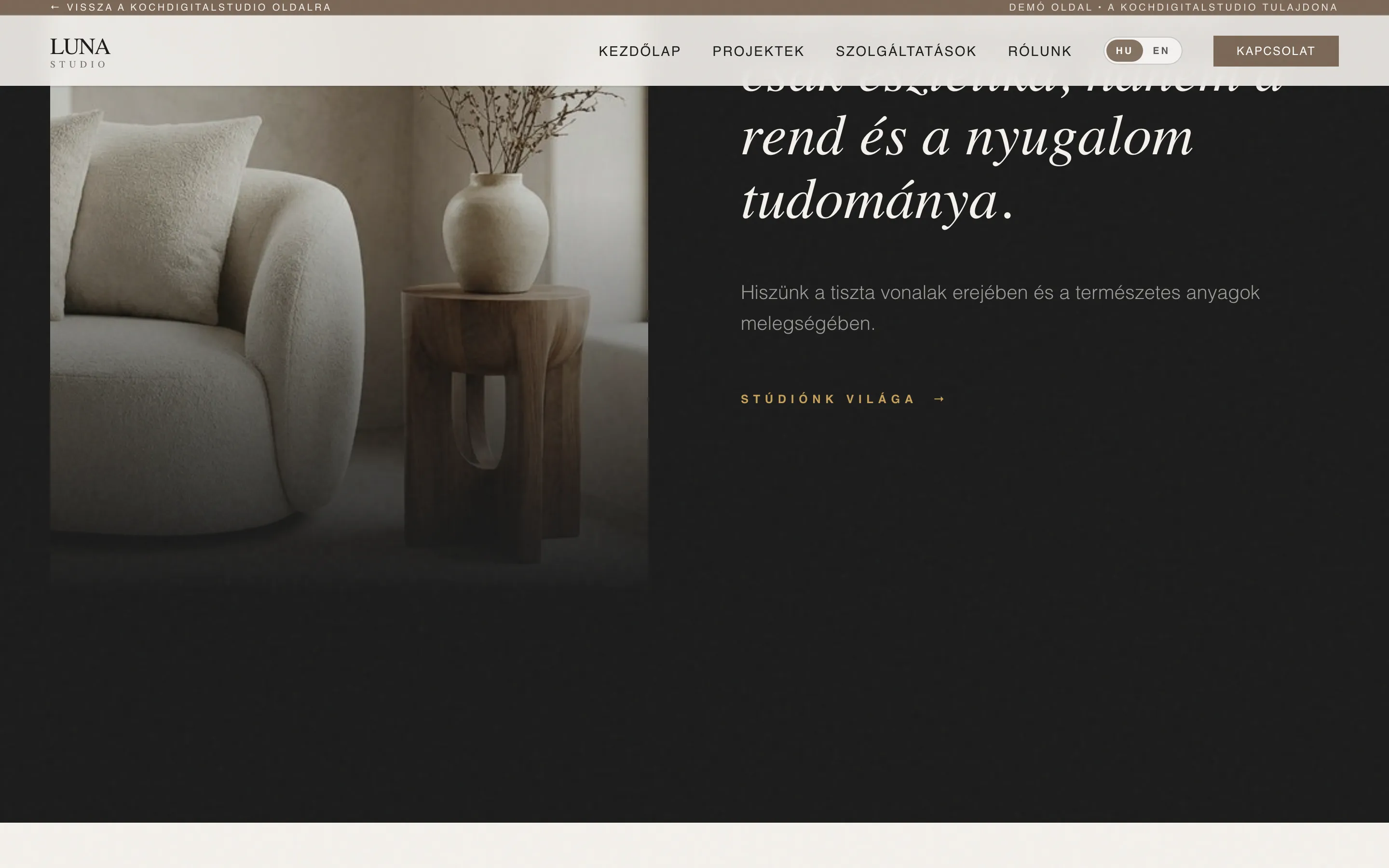 Luna Belsőépítész Stúdió (DEMO) screenshot 4