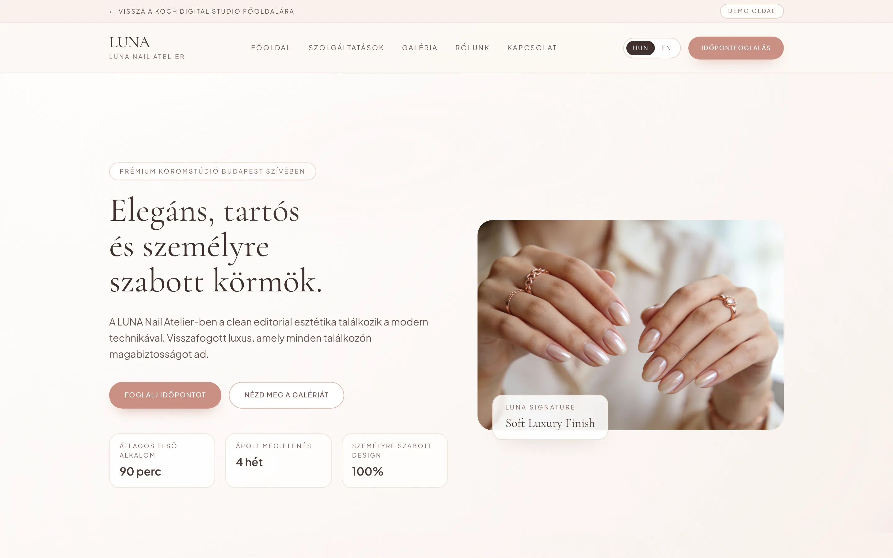 LUNA Nail Atelier (DEMO) screenshot 1