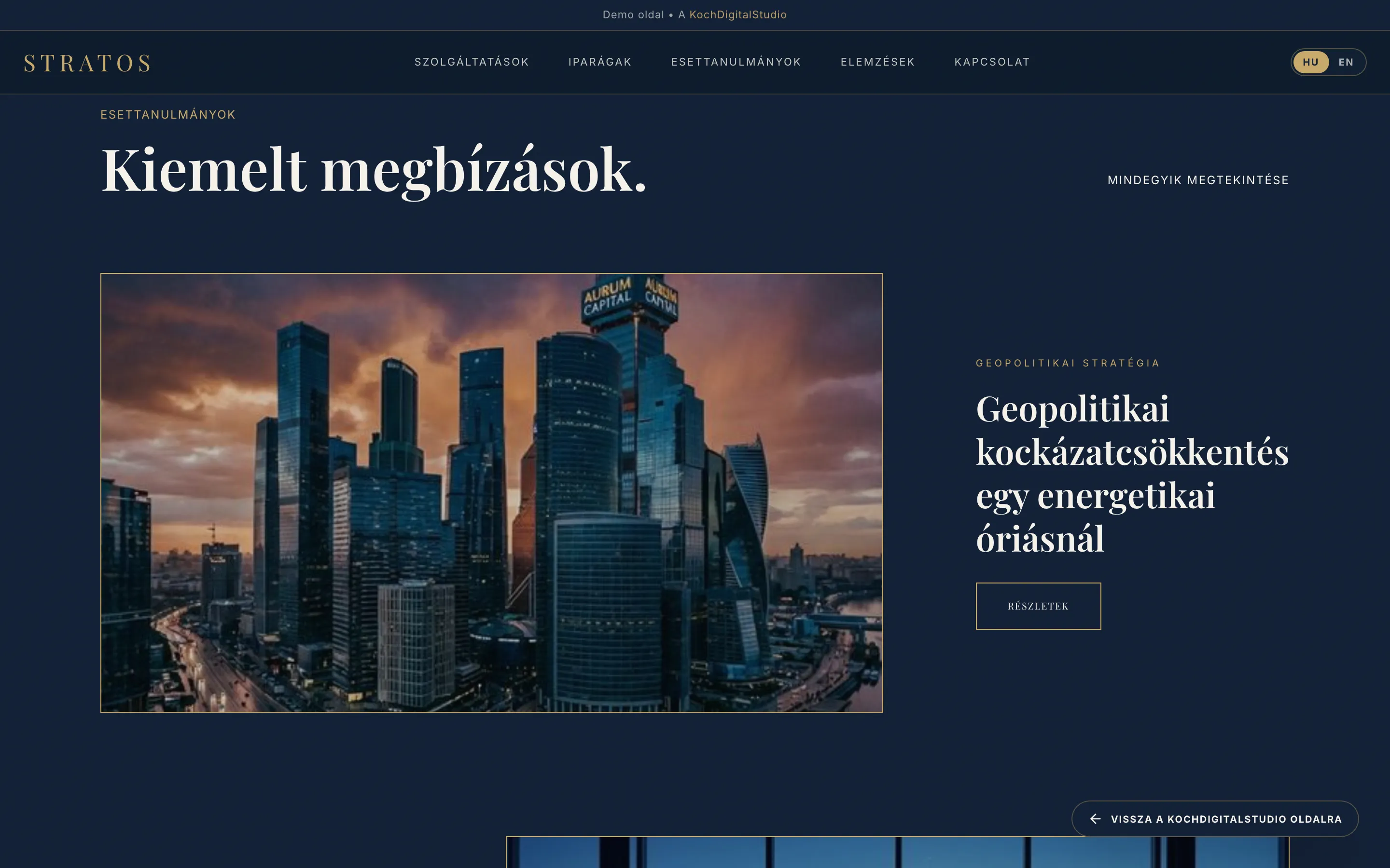 STRATOS Executive Advisory (DEMO) screenshot 6