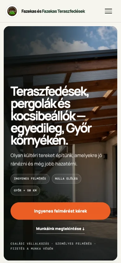 Fazekas Teraszfedések screenshot 2